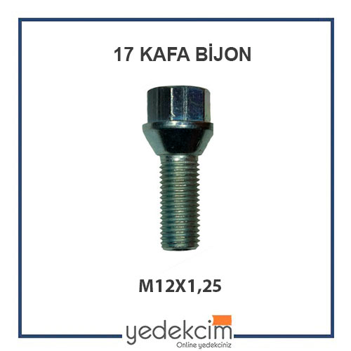 M12X1,50X28mm 17 Kafa Standart Bijon